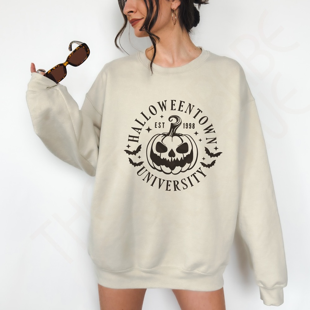 Halloweentown University Pumpkin Crewneck Sweatshirt